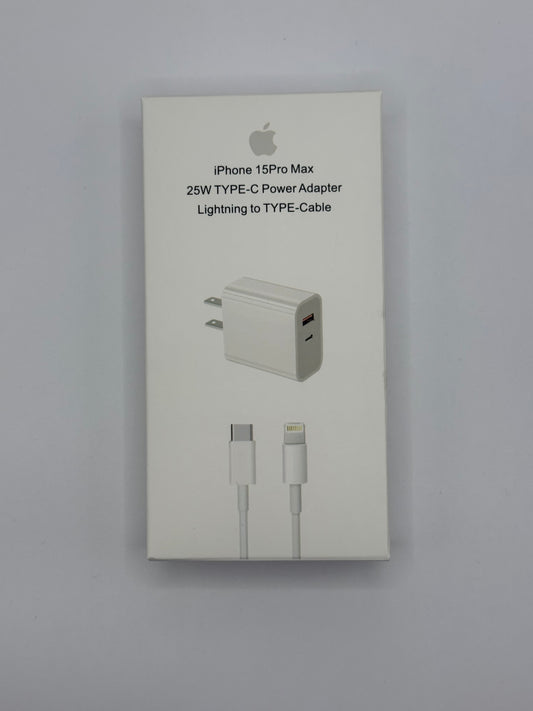 Combo Cargador Lightning doble Turbo