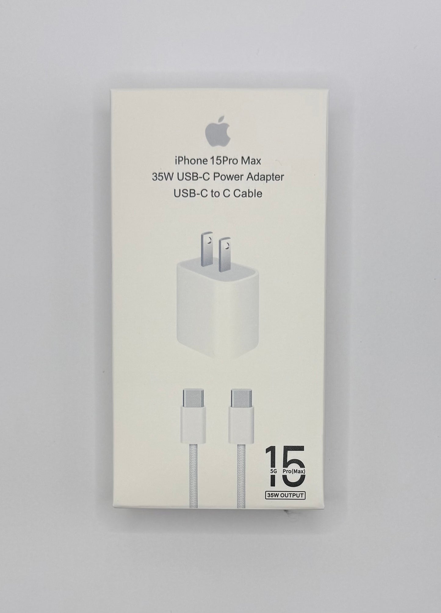 Combo cargador manzana 35w Tipo C