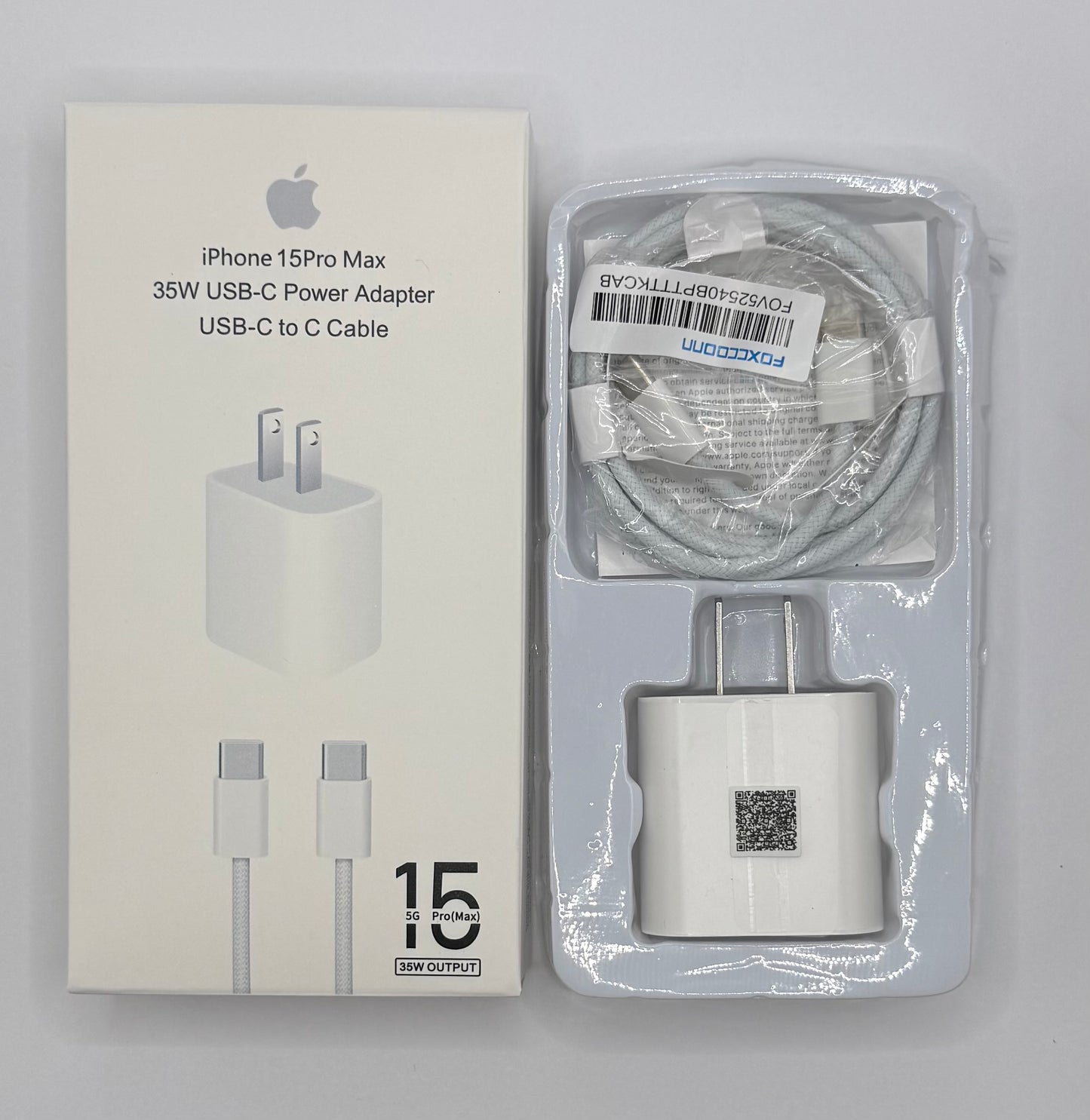 Combo cargador manzana 35w Tipo C